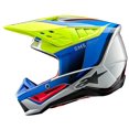thumbnail image 3 of Alpinestars SM5 Sail MX Offroad Helmet Yellow/Enamel Blue SM, 3 of 5