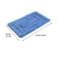 thumbnail image 3 of WJSXC Bathroom Rugs,24 Inch X 16 Inch,Soft And Absorbent Microfiber Bath Rugs,Non-Slip Hairy Bath Carpet, Machine Wash Dry Bath Mats For Bathroom Floor,Tub And Shoer Blue, 3 of 3