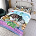 thumbnail image 3 of Dee & Friends in Oz Conjunto de sábanas temático, trío de piezas, cómodo y amigable con la piel, diseño único, regalo de decoración para el hogar para familiares, amigos y fans,140cm *210cm, 3 of 6