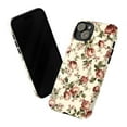 thumbnail image 3 of Vintage Rose Floral Phone Case, Elegant Botanical Pattern Protective iPhone Cover for iPhone 16 15 14 13 12 11 Plus Pro Max Mini, 3 of 6