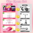 thumbnail image 3 of JoyStone Kick Scooter for Kids with LED Light Wheels & Music, 3 Adjustable Height Handlebars, Lean-to-Steer Technology, 3 Wheel Scooter for Toddlers Girls Boys Up to 110 Lbs, Pink, 3 of 11