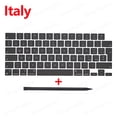 thumbnail image 1 of New Replacement Keyboard Keys Keycaps For Macbook Air 13" M2 A2681 Keycap Key Cap UK US RU ES FR IT DK NO DE KR PT HU 2022 Italy, 1 of 6