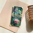 thumbnail image 7 of FKBRCL4U Compatible with Samsung Galaxy A13 Case, Colourful Dragonfly Pink Lily Pads Luxury Golden Decoration for Girl Women Soft TPU Shockproof Protective Hard PC Back, 7 of 7