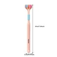 thumbnail image 3 of DHARMONAL 3 Toothbrush For Adults Triple Angle Tooth Hugging Deep Cleaning 1200 Toothbrush Soft Pack Eco Toothbrushes for Adults Wisdom Toothbrush - Extra Hard - Color May Vary Hygiene Lot, 3 of 7