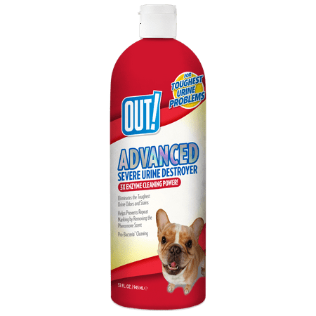 OUT! Advanced Severe Pet Urine Destroyer, 32 oz (Best Enzyme Pet Urine Remover)