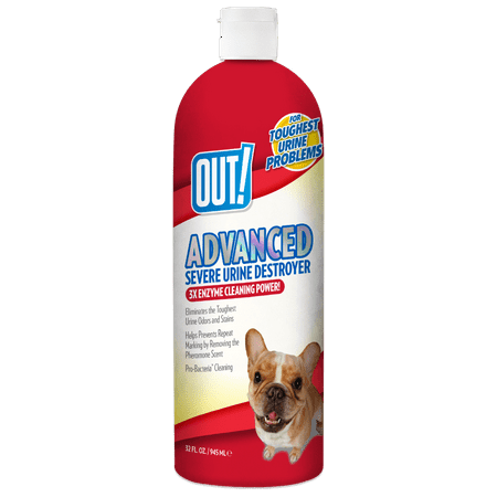 OUT! Advanced Severe Pet Urine Destroyer, 32 oz (Best Dog Urine Odor Remover)