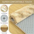 thumbnail image 4 of Wondo 5x8 Feet Area Rugs for Living Room Bedroom, Beige Soft Fluffy Shaggy Bedside Carpet, Machine Washable Indoor Floor Rug for Kids Home Decor Aesthetic, 4 of 8