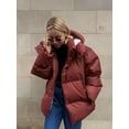 thumbnail image 6 of New street style hooded winter jacket (S, WineRed), 6 of 7