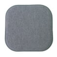 thumbnail image 2 of Alexis Memory Foam No Slip Back 16 x 16 Chair Pad Cushion 12 Pack - Blue-Gray, 2 of 7