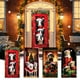 thumbnail image 1 of Tapiz Navideño para Puerta | Tela de Poliéster | 90 X 180 Cm | Tema de Feliz Navidad y Próspero Año Nuevo | Tapiz Colgante para Fiestas | 1 Unidad, 1 of 7