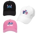 thumbnail image 2 of Sombrero de Stitch Kawaii para niñas, gorra con visera de dibujos animados, sombrero de viaje para verano, sombrilla, gorra de béisbol de moda para parejas, regalo, nuevo Fivean unisex, 2 of 2