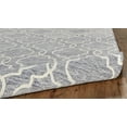 thumbnail image 6 of Natal Modern Moroccan Trellis Rug, Charcoal Gray/Ivory, 9ft x 12ft Area Rug, 6 of 7
