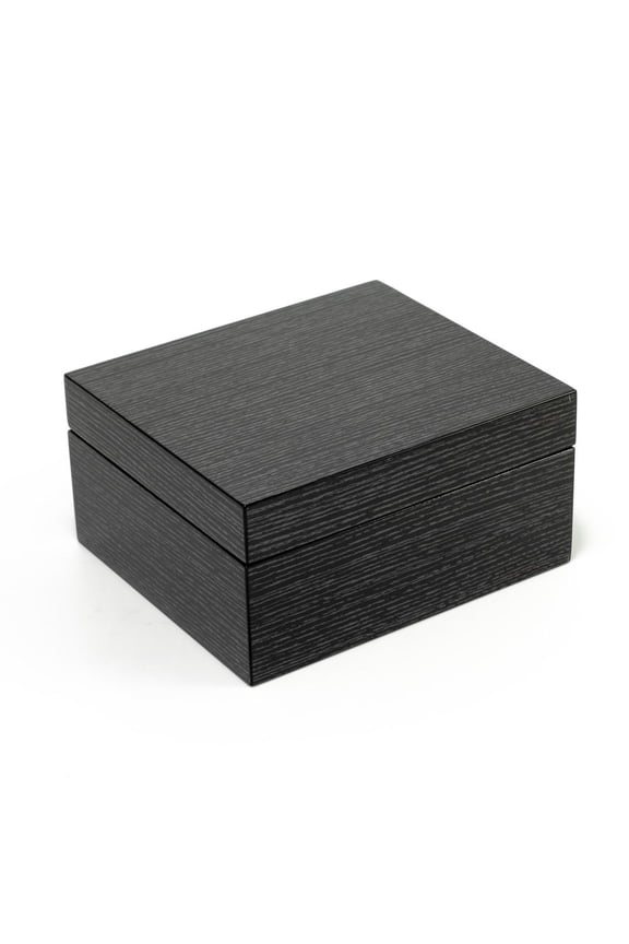 Ultra-Modern 18 Note Hi Gloss Black Apricot Finish Jewelry Box - Over 400 Song Choices - Under the Sea (The Little Mermaid)