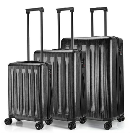 Keenstone Lightweight 3pcs Luggage Sets including 20''/24''/28''with TSA lock and integrated weight (Best Lightweight Luggage For Air Travel)