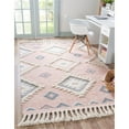 thumbnail image 2 of Unique Loom 3146927 5 x 8 ft. Mesa Rectangular Rug, Pink, 2 of 2