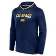 thumbnail image 2 of Men's Fanatics Navy/Gold Cal Bears Transitional Hoodie T-Shirt, 2 of 3