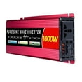 thumbnail image 1 of Pure Sine Wave Inverter 12v/24v 110/220 50hz/60hz Inverter DC To AC 1000W 1600W Car Inverter ,Multiple Protections, 1 of 4