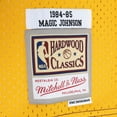 thumbnail image 4 of Men's Mitchell & Ness Magic Johnson Purple/Gold Los Angeles Lakers Hardwood Classics 1984/85 Split Swingman Jersey, 4 of 5