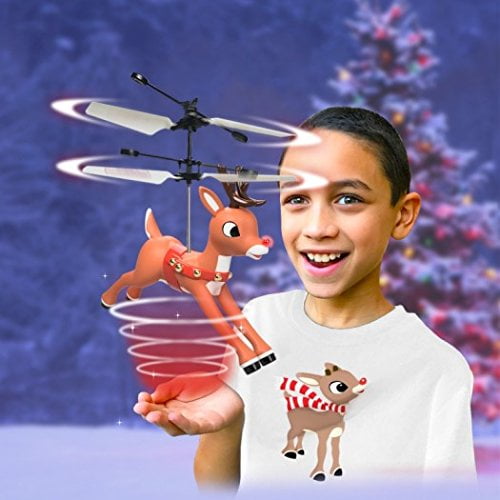 Details about   Rudolph The Red Nosed Reindeer Magic Light Up Wireless Controlled Flyer TOY Ch 