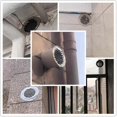 thumbnail image 3 of 100mm Stainless Steel Round Air Vent Grille Exhaust Pipe Ventilation Grill for Fireplace, Kitchen, Bathroom Ventilation (100mm), 3 of 5