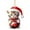 B, variant on Christmas Tree Ornament 2025 Acrylic Hanging Decoration, Cute with Santa Hat Pendant for Holiday Party, Festive Car, Home and Tree Décor, Gift for Winter Celebration,A