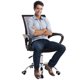 thumbnail image 1 of Silla de oficina con malla, ruedas giratorias de 360 °, sillas de escritorio, altura ajust Romacci Asiento, 1 of 7