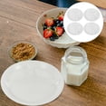 thumbnail image 3 of 4Pcs Household Fruit Plates Multi-function Dinner Plates Round Fruit Trays Food Accessory, 3 of 8