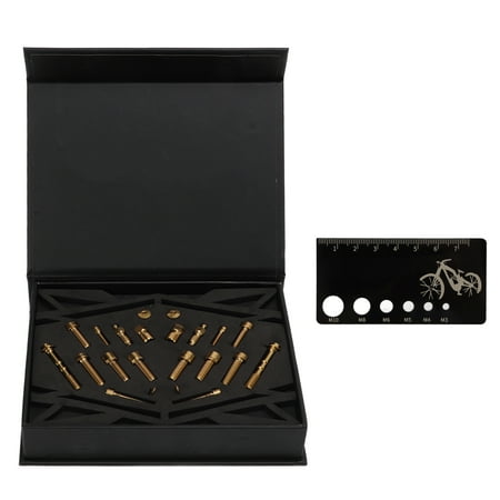 

RISK M7000 M8000 Titanium Alloy Fixing Screws Set SLX Oil Disc Brake for Mountain Bike BicycleGold