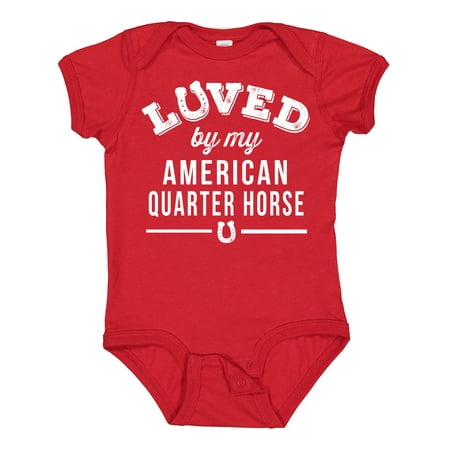 

Inktastic American Quarter Horse Lover Gift Idea Gift Baby Boy or Baby Girl Bodysuit