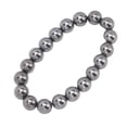 thumbnail image 2 of Bracelet Terahertz LLC Pierre d'Énergie Perles Rondes Bracelet Extensible Guérison Terahertz Unisexe 10mm, 2 of 6