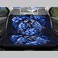 thumbnail image 4 of Renewold Sea Turtle Flower Blue Car Front Back Seat Covers Full Set, Universal Fit Most Car SUV Van Truck, Fashion Auto Accessories for Women Men, 4 of 7