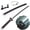 Like picture, variant on 41 inches LED Light Up Sword Tokitou Muichirou with Belt and Holder