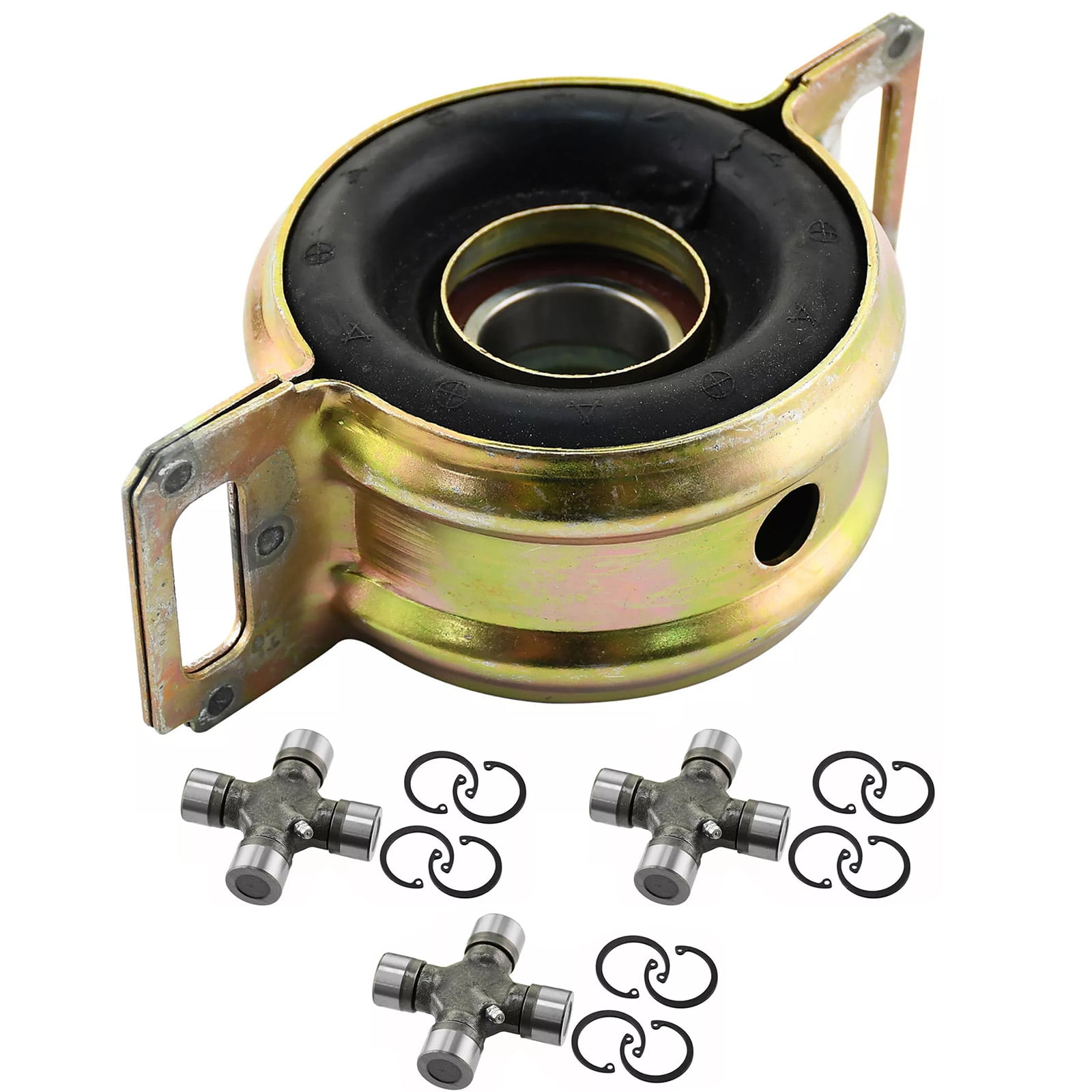 NATEFEMIN Driveshaft Bearing & Spicer U-Joints Set Replacement for Toyota Tacoma 2005-2015 372300K040