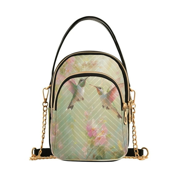DIXRUYEE Cross Body Fashion Shoulder Waist Purse Bags Hummingbird Harmony Pocket Handbags