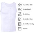thumbnail image 4 of Lilvigor Compression Shirts for Men Body Shaper Slimming Vest Tank Top Shapewear with Zipper Slim Body Shaper, 4 of 5