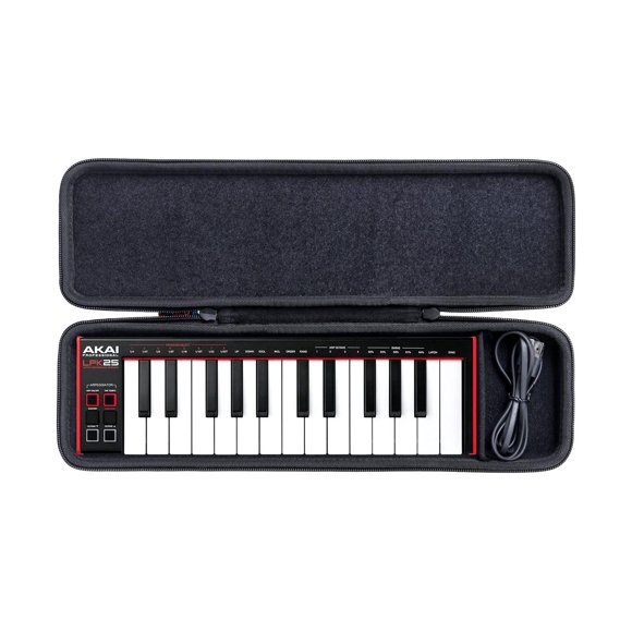 khanka - Funda rígida de repuesto para AKAI Professional LPK25 - driver de teclado USB MIDI, solo fu