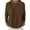 Brown, variant on Lmnyox Fall Sweaters for Women Long Sleeve Crew Neck Button Sweater Tops Fashion Loose Knitted Shirts
