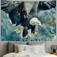 thumbnail image 2 of Autua Bald Eagle Tapestry Wall Hanging Unique Style Graphic Tapestries Home Wall Decor Art Living Room Bedroom Apartment Farmhouse Dorm 40x60inch, 2 of 6