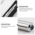 thumbnail image 3 of 2-Pack USB Rechargeable LED Pen Light for Nurses with Dual Light Modes, Silver Medical Flashlight, 3 of 9