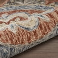 thumbnail image 5 of Ox Bay Ella 4' Round Rust Distressed Medallion Indoor Area Rug, 5 of 9