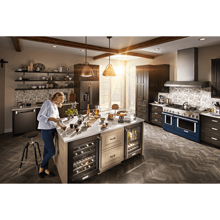 KITCHENAID KFGC558JIB professional gas range