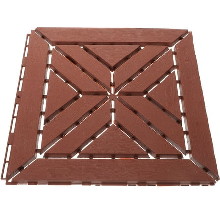 Raindrops Wear Resistant Outdoor Decking Interlocking Tiles 1Pack