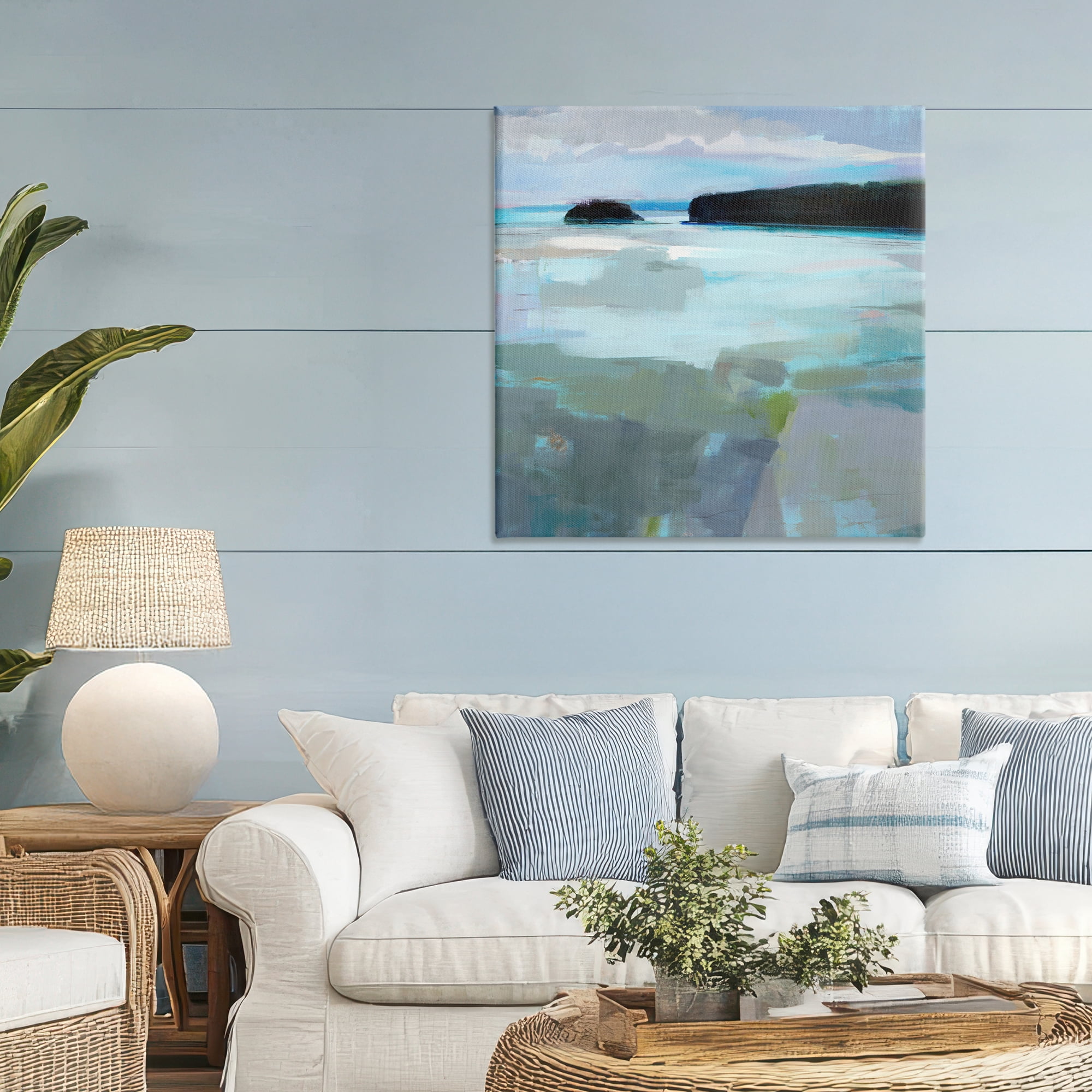 Stupell Industries Freeport Maine Abstraction Canvas Wall Art, design by Kathleen Robbins