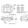 thumbnail image 2 of Wilwood 120-14701-RD Dynapro-DS Radial Brake Caliper, Red 1.38" Pistons, .81" Disc, 2 of 2