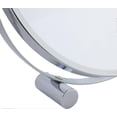 thumbnail image 5 of Freestanding magnifying mirror, magnification up to 3x, round double-sided makeup mirror, diameter approx. 17 cm, silver, 5 of 5