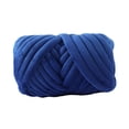 thumbnail image 4 of Hilo grueso, hilo voluminoso, longitud de 43,74 yardas, hilo de punto para brazo, hilo Jumbo para cestas, bufanda, alfombra, almohada, macramé Azul, 4 of 8