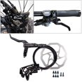 thumbnail image 1 of Kit ntero y trasero para de montaña, pinzas hidráulicas de aleación de aluminio, rotores de 160 mm y cable de manguera Trasero Izquierdo 160MM DYNWAVEMX Freno de disco hidráulico de bicicleta, 1 of 8