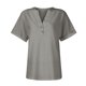 thumbnail image 5 of Tops sin mangas,Camiseta de cuello en V para mujer, informal, de manga corta, de poliéster suave, ideal para el hogar y el uso diario, sopatenor, 5 of 9