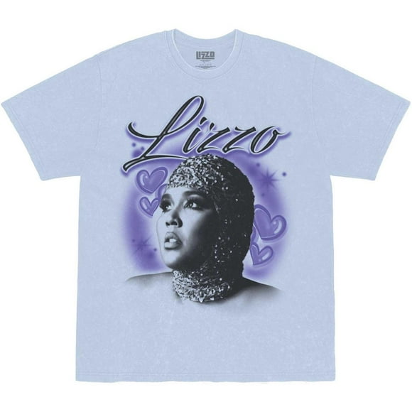 Lizzo Adult Special Hearts Airbrushed T-Shirt