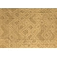 thumbnail image 1 of Ahgly Company Indoor Rectangle Abstract Brown Modern Area Rugs, 6' x 9', 1 of 4